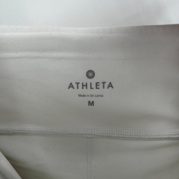 ATHLETA Women's White Stealth TruCool Athletic Workout Tennis Skort Size Medium - Picture 6 of 8